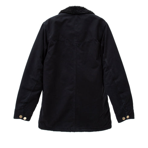 Carhartt WIP Newman Coat Black Heavy Stone Wash I031195_89_60 Degli Uberti